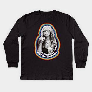 Stevie Nicks Is My Fairy Godmother Kids Long Sleeve T-Shirt